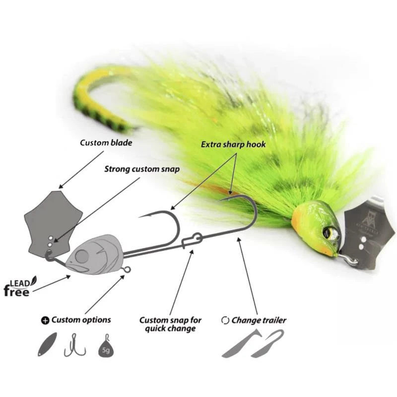 CHATTERBAIT BIM TACKLE CHACHA BAIT - 45G 3 CHATTERBAIT BIM TACKLE CHACHA BAIT - 45G – Image 3