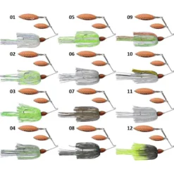 SPINNERBAIT CYCLONE BAITS GOLDEN EAGLE GOLD - 14G
